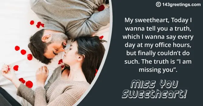 Miss You Messages for Wife